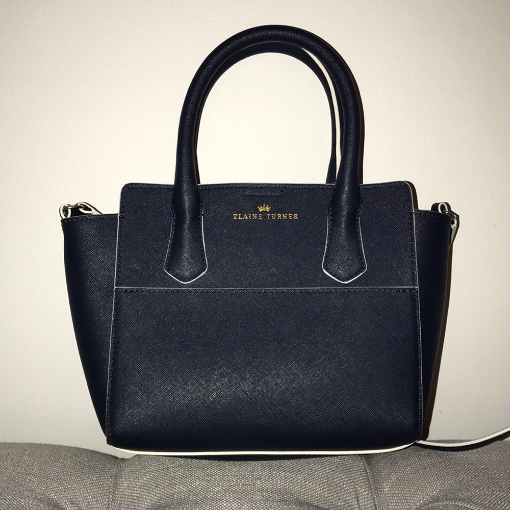 Navy blue Elaine Turner crossbody Purse